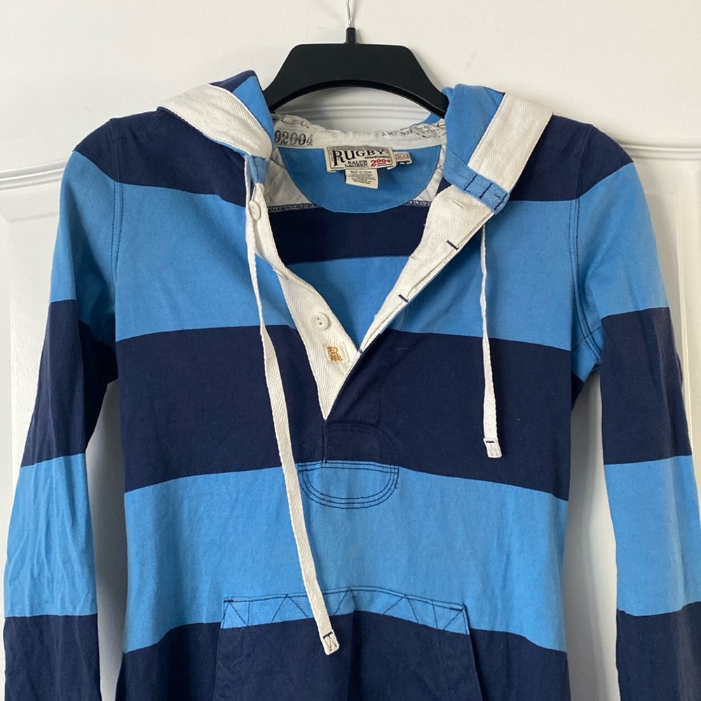 Rugby Ralph Lauren Women’s XS Blue Stripe Classic Rugby Dress